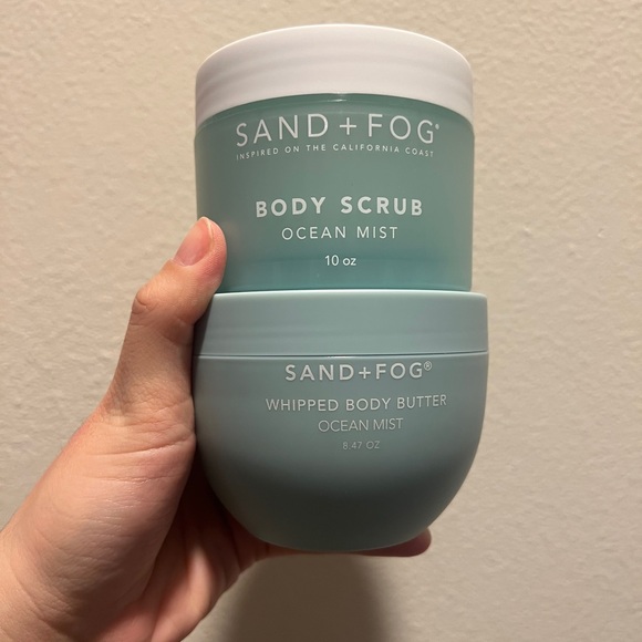 Sand + Fog Other - Sand + Fog OCEAN MIST Body Scrub 10oz & Whipped Body Butter 8.47 oz